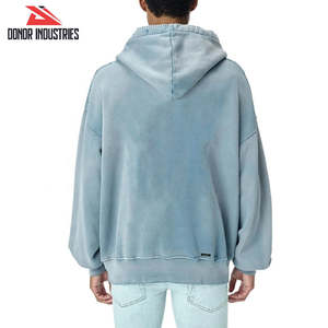 Nouveau sweat à capuche en molleton surdimensionné à lavage liquide unisexe, qualité lourde pour l'hiver, streetwear à prix raisonnable d'un bon vendeur - Product Image 5