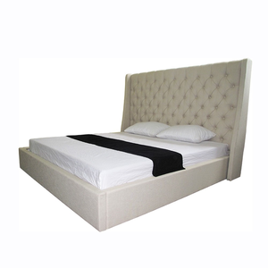 Latest Luxury Euro Classic <strong>Antique</strong> Style Fabric Chesterfield <strong>Bed</strong> Bedroom Furniture Soft <strong>Beds</strong> <strong>Frame</strong> - Product Image 2