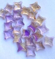 Ametrine Ninja Stars Briolette Faceted Gemstone Carvings Wholesale Stone Beads for Jewelry Gifts Star Shape Gemstone
