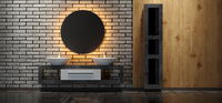 Modern Design Wall-Mounted LED Glass Bath Mirror 500W Fast Heating Infrared Electric Heaters Solar-Powered Backlit Graphene