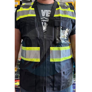 เสื้อกั๊กนิรภัยผ้าโพลีเอสเตอร์ระบายอากาศได้ดีรุ่นใหม่ไซส์ใหญ่พิเศษเสื้อกั๊กนิรภัยแห้งเร็ว - Product Image 4