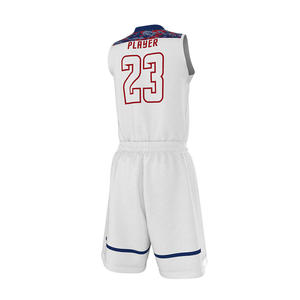Logo personnalisé de haute qualité City Basketball Jersey Chemises Équipe Basketball Uniformes Impression par sublimation Basketball Plus Size - Product Image 4