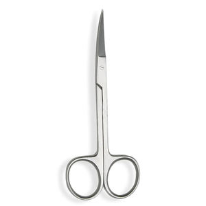 Tijeras alemanas de acero inoxidable para Iris, acabado en arena, hoja afilada quirúrgica médica curvada, tamaño de 4,5 pulgadas - Product Image 6