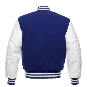 Veste universitaire en laine pour hommes en gros, veste de baseball personnalisée avec lettres pour l'hiver, OEM ODM en gros - Product Image 4