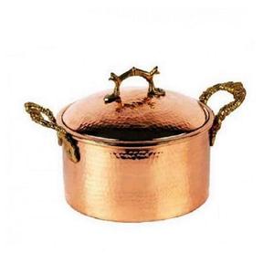 Olla de Cocina de Cobre de Primera Calidad con Mango de Latón y Perilla de Diseño para Accesorios de Cocina - Product Image 4