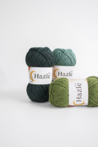 [Hazle (100g)] Fil combiné en laine acrylique pour les tricoteurs au crochet pour confectionner des sacs, des vêtements, des chapeaux et plus encore - Product Image 4
