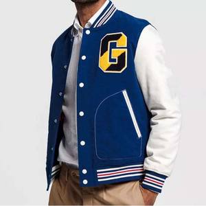 Fabricant de vêtements par Hosten Greek Enterprises Vestes pour hommes Manches en cuir de laine Hiver Streetwear Sports Vestes de baseball - Product Image 2