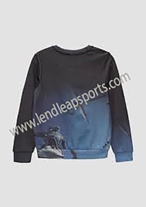Sweat-shirt à col montant épaississant en polaire de haute qualité pull en polaire d'impression de mode pour sweats à capuche et sweat-shirts pour hommes - Product Image 6