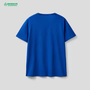 Camiseta de Hombre de Diseño Exclusivo, Cuello Redondo, 100% Algodón, Corte Holgado, Casual, Ecológica, en Oferta, Servicio OEM - Product Image 4