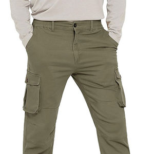 Pantalon cargo en coton de haute qualité pour hommes pantalon de travail de construction décontracté taille moyenne personnalisé nouveau design poches Offre Spéciale OEM - Product Image 3