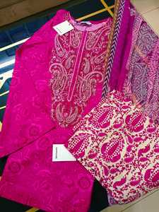 2025 Ssumaira Collection robes formelles saphir 3 pièces pakistanaise femmes marque vêtements Anarkali - Product Image 4