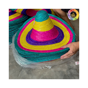 หมวกเม็กซิกันฟางธรรมชาติสำหรับกิจกรรม2025สินค้าขายดีหมวกเม็กซิโกแบบยูนิเซ็กซ์คลาสสิก - Product Image 5