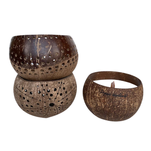 เชิงเทียนทีไลท์กะลามะพร้าวจากเวียดนาม Eco2go เชิงเทียนมะพร้าว - Product Image 1