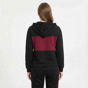 Sweatshirts à capuche Henley pour femmes, boutonnière, design personnalisé, couleurs, logo personnalisé, vêtements décontractés, pull-over, toutes saisons, vente en gros de sweats à capuche - Product Image 3