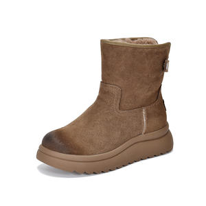 รองเท้าบูทส้นตึกแบบมีซิปด้านข้างสำหรับผู้หญิง ดีไซน์ทันสมัย ปลายแหลม รองเท้าแฟชั่นผู้หญิง รองเท้าบูทปลายแหลมแบบหรูหรา ส้นเข็ม - Product Image 4