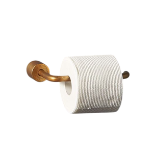 New Style <b>Toilet</b> Paper <b>Roll</b> <b>Holder</b> <b>Wall</b> <b>Mounted</b> Stainless Steel Gold Finished Organizer for Bathroom Washroom Usage - Product Image 4