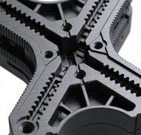 Composant mécanique imprimé en 3D de haute précision, pièce fonctionnelle à structure complexe, fabrication sur mesure, tolérance de 0,1, déformation thermique à 85°C