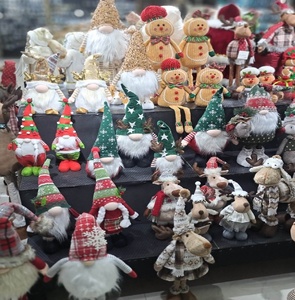 Venta al por mayor oro metálico Joyeux Noel Metal cristal ornamento nuevo diseño copo de nieve hogar decorativo Navidad vacaciones suministros - Product Image 6