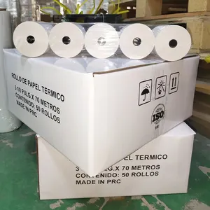 papel termico thermal paper jumbo roll bpa china white kraft paper roll
