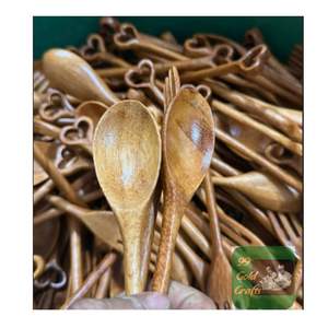 Cuillère jetable en bois OEM ODM pour café, thé, dessert et miel emballage personnalisé disponible - Product Image 3