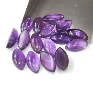 2x4mm-15x30mm พลอยอะเมทิสต์ธรรมชาติทรงหลังแบนแบบหลวมสำหรับทำเครื่องประดับขายส่ง - Product Image 5