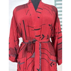 Kimono Vintage de Crepé de Seda, Ligero y Lujoso, Bata Suave y Cómoda, Regalo Perfecto para Mujer, para Usar por la Noche, Tejido para Primavera - Product Image 2