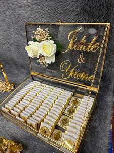 Caja de Joyería Rectangular de Latón y Vidrio Ecológica Hecha a Mano de Lujo con Acabado Dorado, Diseño de Tamaño Personalizable para Almacenamiento de Joyas - Product Image 3