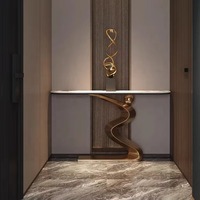 Nouveau modèle de table console en acier robuste Nouveau style moderne et luxueux
