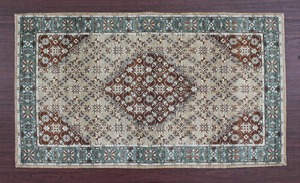 Alfombra de algodón y poliéster con estampado Arya Ziegler, suave y duradera con respaldo de TPR, juegos de alfombras hechas a máquina de uso diario del proveedor indio - Product Image 4