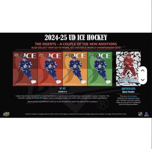 ราคาขายส่งกล่อง Upper Deck Ice Hockey Hobby Box ปี 2024 25 สำหรับผู้ซื้อขายส่ง มีสินค้าในสต็อก - Product Image 2