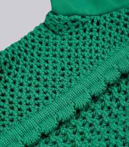 Elegante Gorro de Orejas de Caballo Tejido a Crochet, Velo Protector Contra Moscas, Tela Ligera y Transpirable, Perfecto para Entrenamientos, Exhibiciones y Uso en Establos - Product Image 3