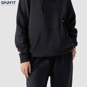 Sudadera con Capucha de Forro Polar Ecológico Extra Grande para Mujer, Sudadera Larga de Algodón, Ropa de Calle de Talla Grande al por Mayor - Product Image 6