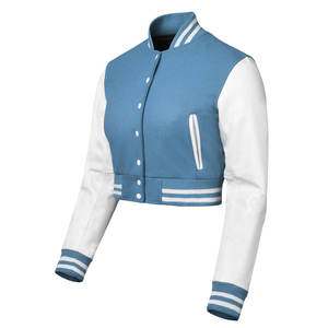 Chaquetas Varsity Cortas para Mujer, Cómodas y Transpirables, a Precio Razonable - Product Image 3