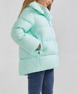 Winter New Arrival Down White Crop Women Puffer Jacket New Design Women Fashion High Quality Coat Custom Proof Puffer Jacket - Product Image 4