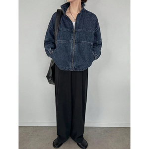 Chaqueta Vaquera de Mujer con Mangas Largas de Tela Suave y Cómoda, Puños con Botones, Estilo Casual, con Dos Bolsillos - Product Image 1
