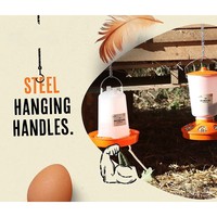Mangeoire à poussins réglable en hauteur HEYBO, mangeoires et abreuvoirs en plastique pour volailles, mangeoire et abreuvoir automatiques pour poulets