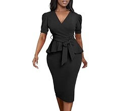 Nouveautés Robes de Carrière Robe pour Femme Robe Crayon Élégante pour Dames Robe de Bureau Décontractée et Fashionwear - Product Image 6