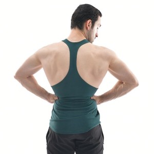Nuevo estilo personalizado transpirable hombres camiseta sin mangas cómoda ropa de verano Casual gimnasio Fitness desgaste trabajo desgaste camiseta sin mangas para hombres - Product Image 4