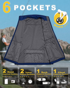 Chaleco Softshell ligero personalizable para hombre, para viajes callejeros, senderismo, correr, Golf, chaqueta sin mangas a prueba de viento, suministro ODM - Product Image 2