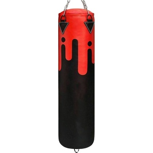 Saco de boxeo inflable pesado de PVC de Color con patrón personalizado al por mayor, soporte para gimnasio en casa, relleno de agua, saco de boxeo personalizado de cuero - Product Image 5