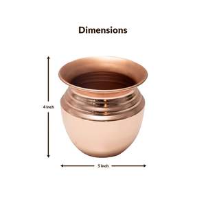 Distributeur d'eau en cuivre haute vente qualité pur cuivre Matka gravé à la main refroidisseur élégant pour l'eau de refroidissement utilisation de la cuisine à domicile - Product Image 3