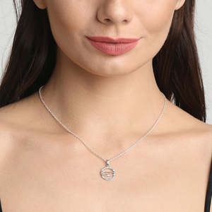 สร้อยคอจี้รูปวงกลมตาปีศาจเงินแท้ 925 - ทันสมัยและทนทาน - Product Image 3