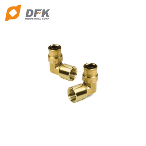 D.O.T Empuje en accesorios de tubería de codo hembra de latón - Product Image 6