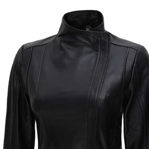 Veste en cuir personnalisée de qualité supérieure pour femmes Blouson en cuir en veste en cuir 2025 Slim Fit - Product Image 4
