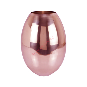 Florero de Metal atractivo de lujo Diseño moderno Color cobre de alta calidad para la decoración del hogar y la fiesta Precio mínimo - Product Image 1