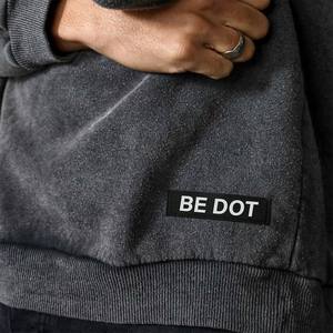 Todo el último estilo de color sólido de gran tamaño ácido lavado sudaderas con capucha última moda ropa de talla grande hombres sudaderas con capucha con servicio OEM - Product Image 5