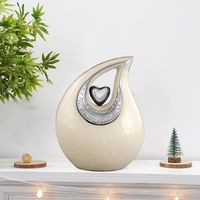 Urna Funeraria de Metal en Forma de Lágrima para Cenizas Humanas, Proveedor de Urnas Conmemorativas
