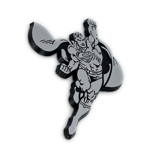 Placa Decorativa Vintage de Superman, Pegatinas Metálicas para Vehículos con Emblema Cromado y Figura - Product Image 6