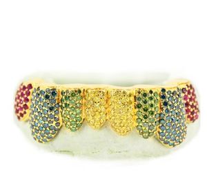 Custom Perm Cut Colorful Diamond Grillz Trillion Cut & Dust Finish Juego de 8 o 16 piezas Impresión incluida Totalmente personalizable - Product Image 5