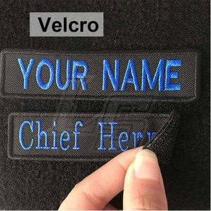 <strong>Custom</strong> Embroidered <strong>Name</strong> <strong>Patches</strong> Twill Fabric Personalized <strong>Name</strong> Tag Hook and Loop Iron On <strong>Patch</strong> for Tactical Vest, Jacket - Product Image 4